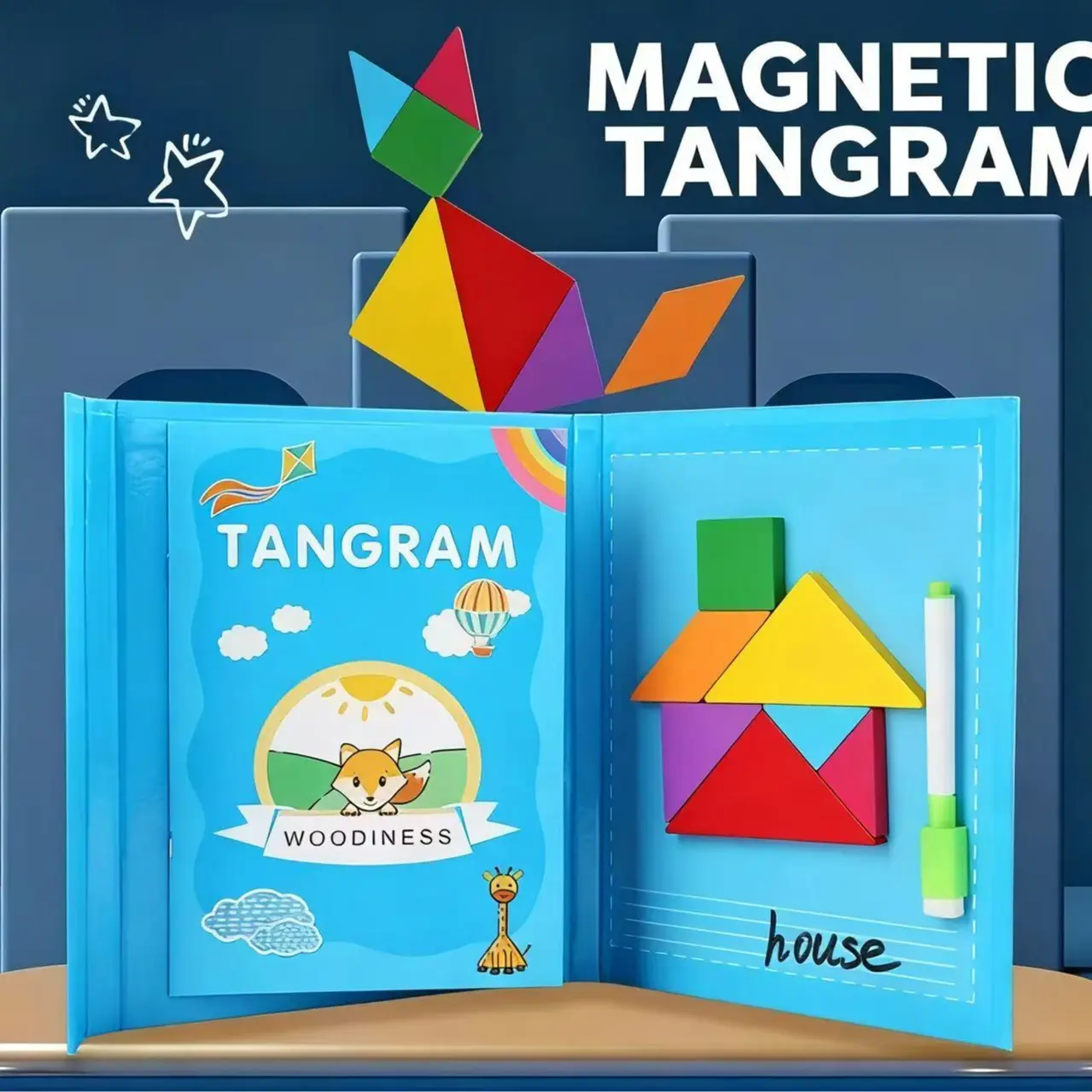Magnetic Tangram