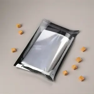 100 Pcs Self-Adhesive Clear OPP Bags Resealable Plastic for Large-Scale Packaging of Small Gifts Party Favors Toys S M L XL Organiser Plain Color PP Material