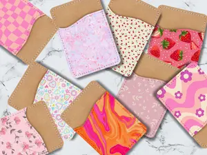 Cute Designs for Phone Wallet, Phone Card Holder, Phone Stick On Wallet, Credit Card Holder, Credit Card Holder, Adhesive Phone Card Holder Cellphone Smartphone