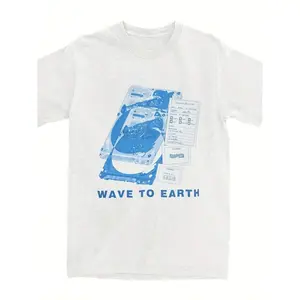 Summer Wave to Earth Korea Band Shirt Merch Vintage Cotton Short Sleeve Plus Size Tee