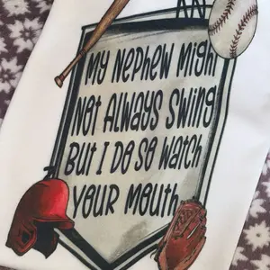 Baseball auntie tshirt