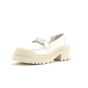 Pre-owned Christian Dior Women's Code Platform Loafers Leather by Rebag