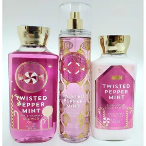 SALE - Bath Body Works Twisted Peppermint Mist , Shower Gel and Lotion