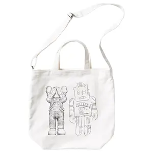 UNIQLO KAWS And Warhol 2-Way Cotton Tote Bag For Men And Women