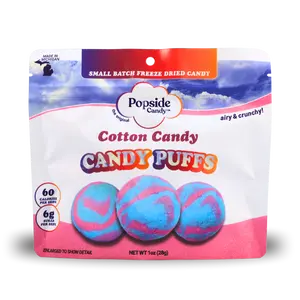 Freeze Dried Cotton Candy Taffy - Premium Freeze Dried Candy Sweet Snack