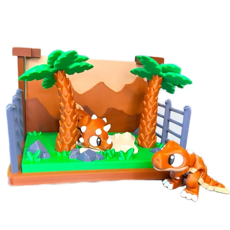 Mini Articulating Dinosaurs and Dinosaurs Park