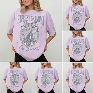 Personalized Retro Happiest Mom On Earth Comfort Colors Shirt, Cute Mama Tee, Coquette Bow Mom Shirt, Soft Vintage Tee, Perfect Mother’s Day Gift