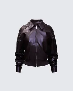 Waveney Brown Vegan Leather Jacket