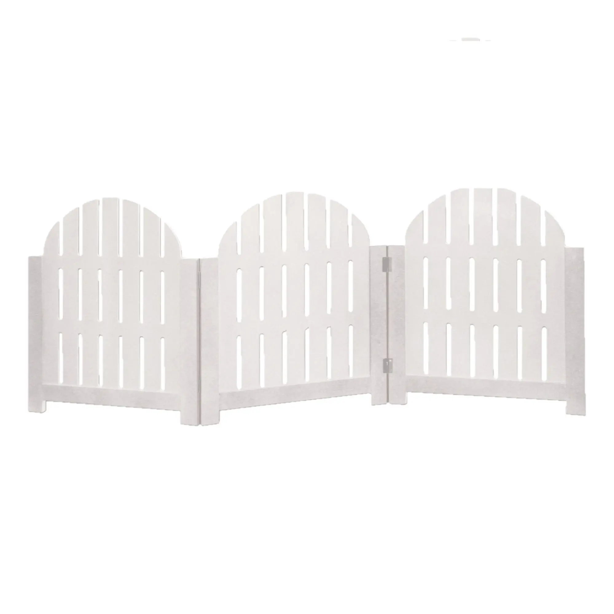 Etna Products White Adirondack Style Free Standing Pet Gate