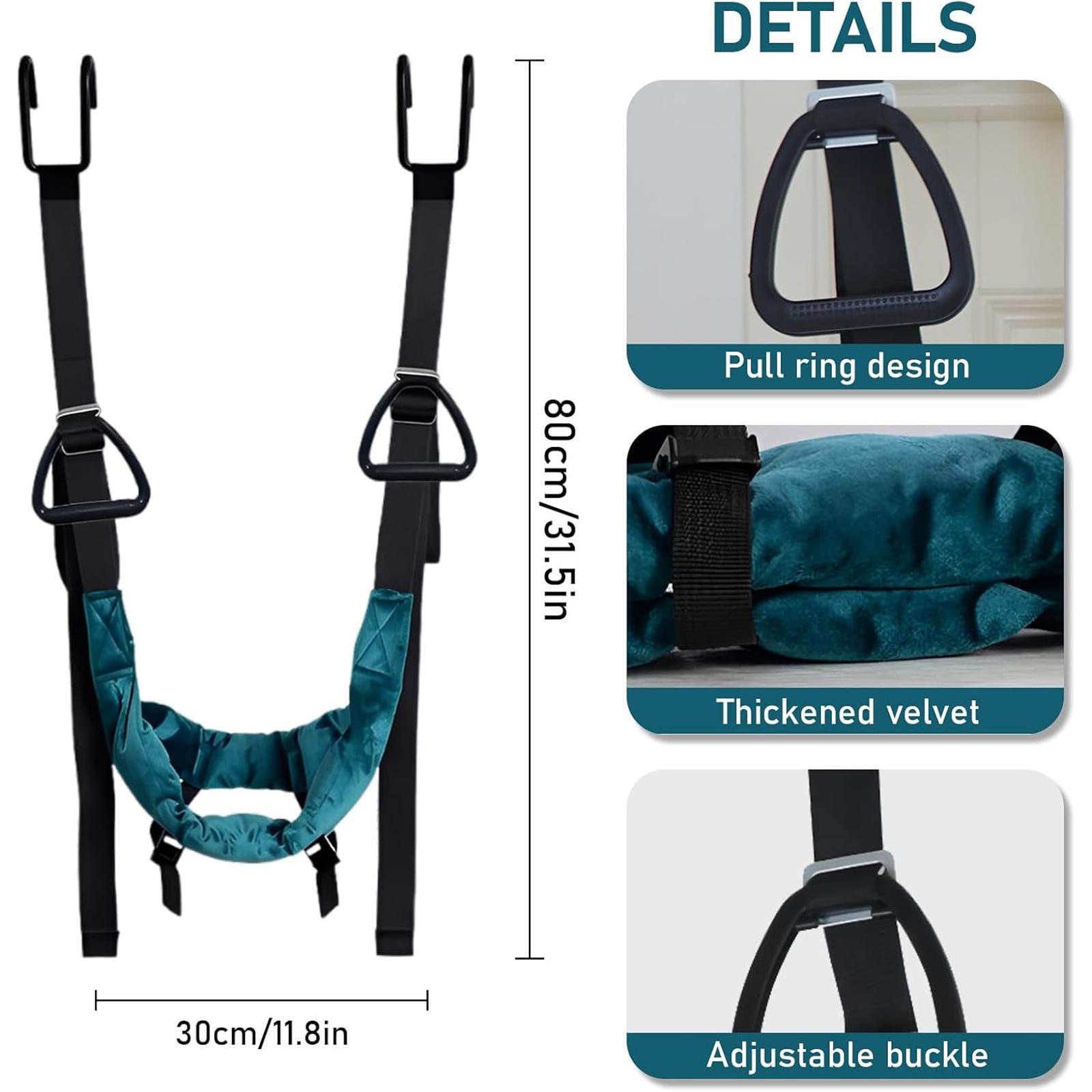 Cervical Neck Traction Device Over Door for Home Use Portable Neck Stretcher Hammock Decompression Home Physical Therapy Cervical Neck Traction Device Over Door for Home Use Portable Neck Stretcher Hammock Decompression Home Physical Therapy