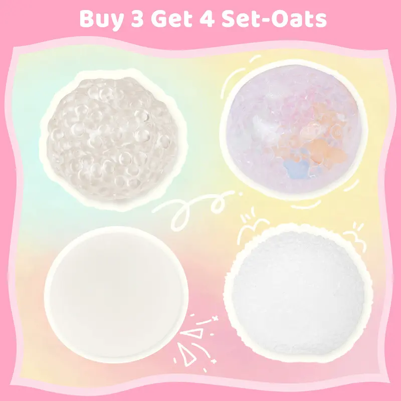Pawtoto Handcrafted Stress Balls - 4 PCS (Buy 3 Get 4) Special Pack, Cute Oddly Satisfying Squishy Fidgets, Work Decompression Toy, ADHD Sensory Aid for Everyday Stress-Free Fun