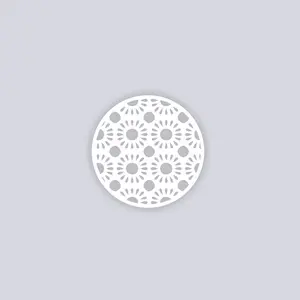 Sun Drops Circle Clay Stencil