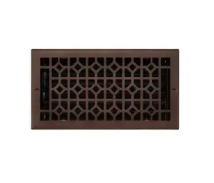 New Oil Rubbed Bronze 6" x 12" Appert Steel Wall Register by Signature Hardware