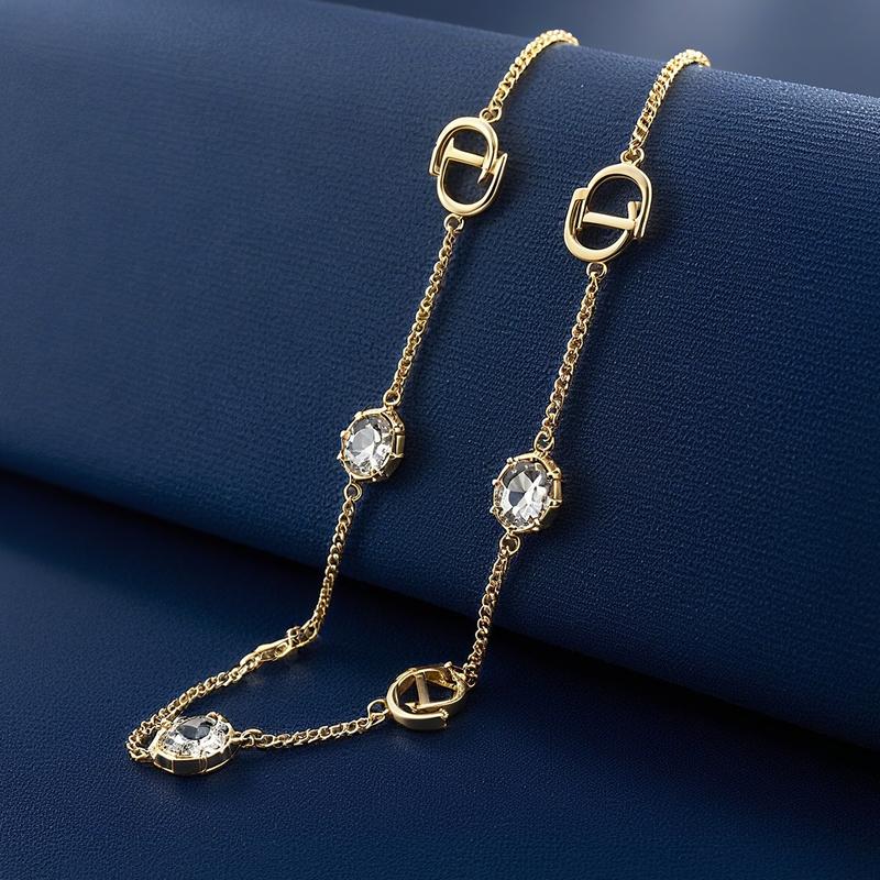 Butterfly De UGood 18k Plated Brass and Zicron Necklace, 18K Plated Brass Butterfly Earrings, Suitable for Business and Party Occasions