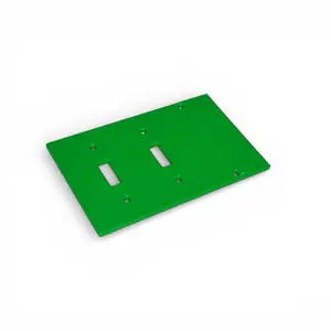 3D Printed Dual Light Switch and one blank slot Mounting Plate