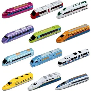 Bullet Train Toys Set for Toddlers Kids Boys, Pull Back City Subway Train High Speed Modern Locomotives Toys Set Party Favors Bulk Gifts for Ages 3 4 5 6 7 8 9 (12 Pcs)