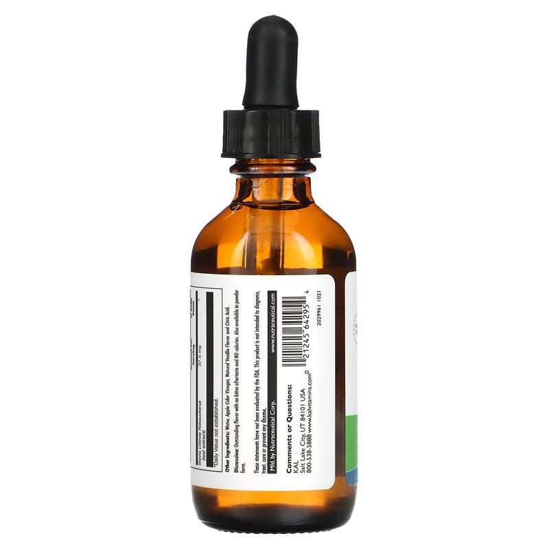 KAL Sure Stevia Extract, Vanilla, 1.8 fl oz (53.2 ml)