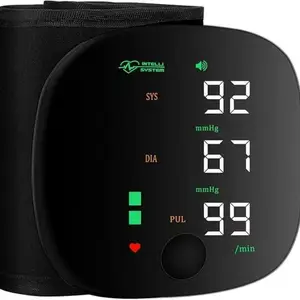 2026 New Wrist Blood Pressure Monitor, LED Display, Touch Screen, 99x2 Memory, Portable Case, Adjustable, Ideal Gift for Elders