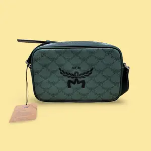 Pre-owned Leather Crossbody Bags MCM Small Himmel Lauretos Crossbody Bag