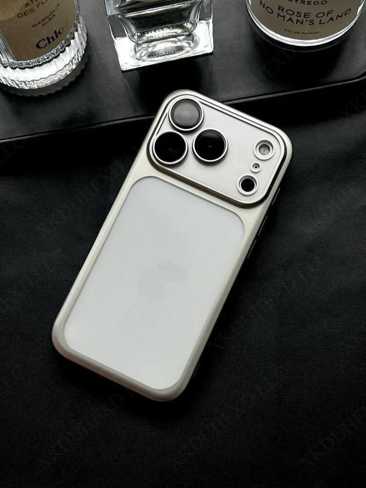 UV Coating Nano Matte Translucent Hard PC Case for iPhone 17 Air 16 pro max cases 15 13 12 11 Pro Max Ultra Thin Plating Frosted Bumper Cover