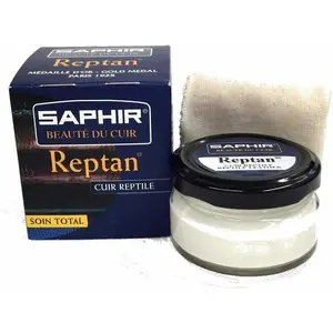 Saphir Reptan 50ml Jar - For Exotic Leathers w/ Cleaning Cloth