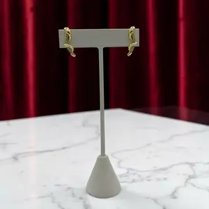 Snake Earrings- Gold Plated 14k -Trendy Jewelry