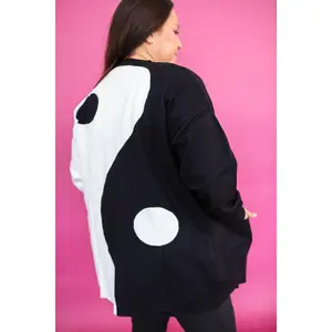 TABY ORIGINAL: The Yin To My Yang Cardigan TABY'S PICK***