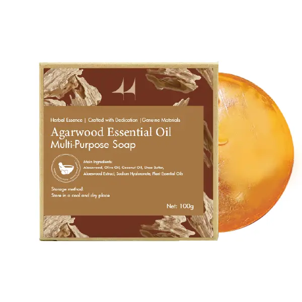 MAKEUP FOREST Agarwood Essential Oil Multi-Use Soap 100G Aromatic & Versatile for Hands Face & Body Ideal Daily Grooming Choice