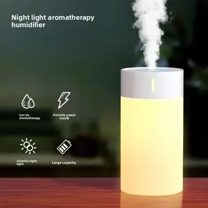 Portable Mist Humidifier for Home Bedroom Office Auto Shutoff Cool Mist Ultrasonic Humidifier with Whisper Quiet Operation USB Powered for Dry Air Relief