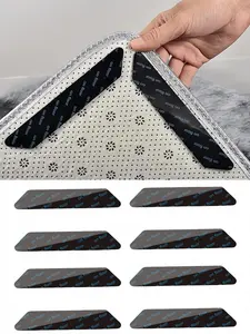 LMMAKE Non-Slip Rug Grippers with Advanced Anti-Curl Technology Strong Adhesive Backing for Maximum Hold Secures Rugs Carpets & Floor Mats on All Smooth Surfaces Perfect for Elderly Homes Pet Households & Commercial Spaces