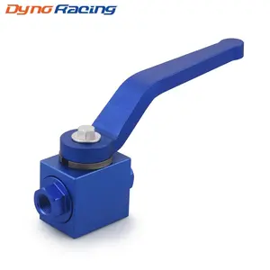 1/8" NPT Shut Off Valve Aluminium Brake Line Lock Shut Off Valve for Brake Fluids, Water, Fuel, Air and Oil