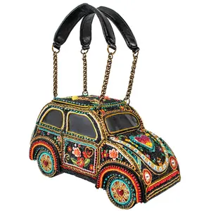 Joyride Beaded Top Handle Car Bag Authentic Mary Frances Purse