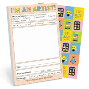 Kid I’m an Artist! Playtime Notepad