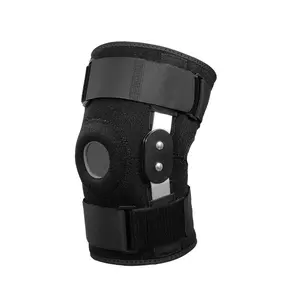 Hinged Sports Knee Brace Support for Men Women, Adjustable Knee Stabilizer with Removable Aluminum Plates, Open Patella Knee Support for ACL MCL PCL Pain Relief, Sports Injury Recovery, Running Basketball Arthritis Knee Protector,goalie hockey gear