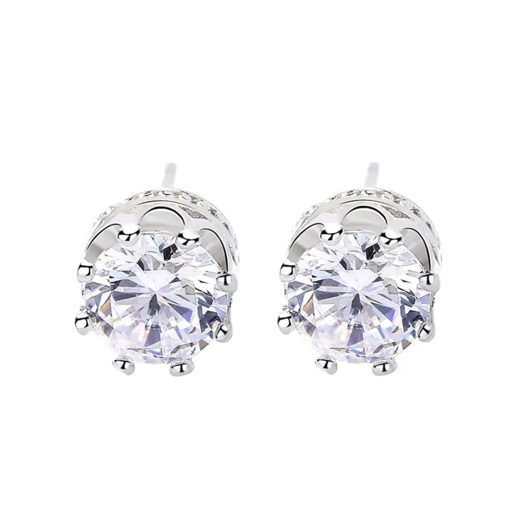 OLIVIA | Unisex Round Stud Earrings
