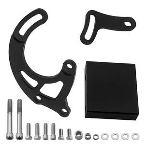 Short Water Pump Power Steering Bracket compatible for Chevy Big Block BBC SWP EWP