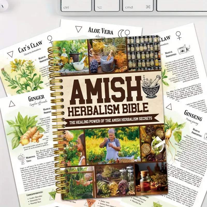 Omani Herbal Bible: The Healing Power of Omani Herbal Secrets - 50-Page and 17-Page Spiral Notebook Guided Journal, Includes Healthy Herbal Remedies, Herbalism Guide, and Herbal Techniques - 5.5X8.3 Inches