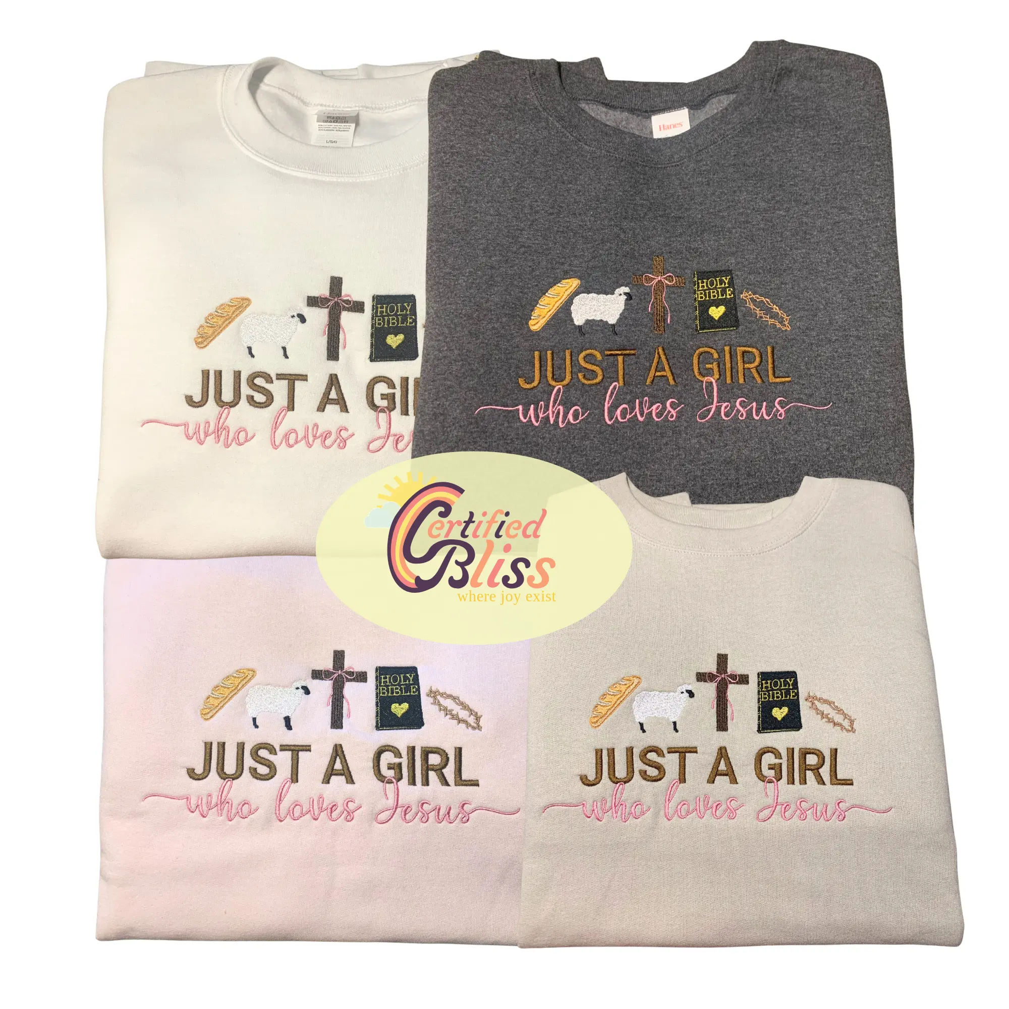 I'm Just A Girl Who Loves Jesus Crewneck