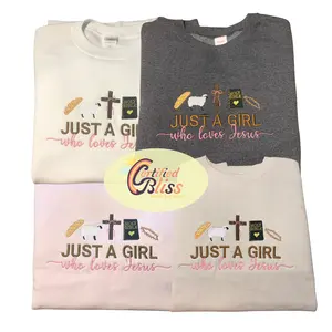 I'm Just A Girl Who Loves Jesus Crewneck