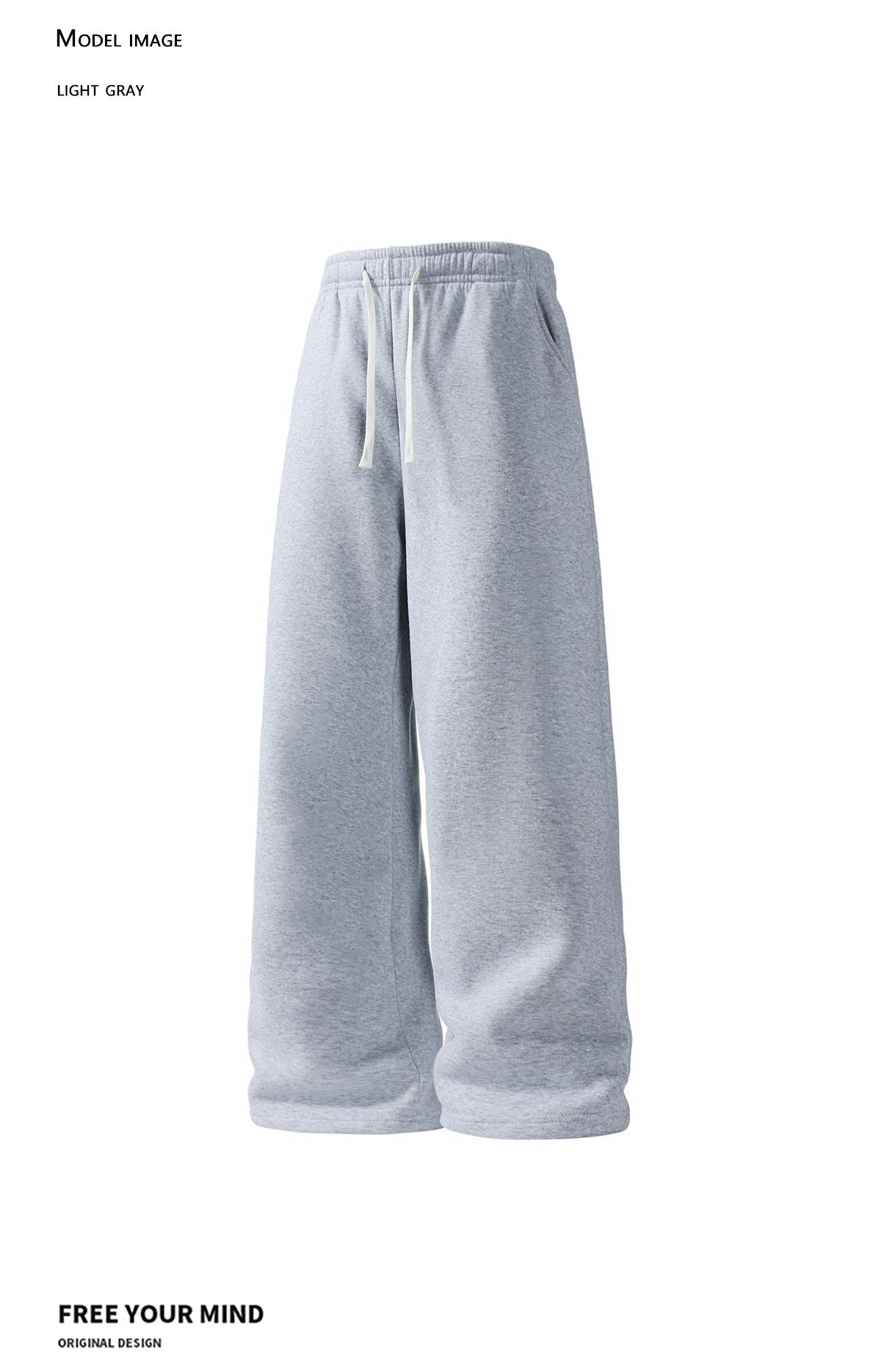 2-pack men’s long pants, men’s casual long pants, men’s loose straight sweatpants.Elastic waistband with drawstring design that doesn’t dig into the waist, loose straight cut, versatile and flattering for all body types.Available in multiple colors, simpl