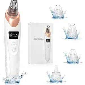 USB Rechargeable Blackhead Vacuum Kit, 1 Box Electric Facial Pore Cleaner, Facial Cleansing Instrument, Facial Beauty Instrument for Women and Men