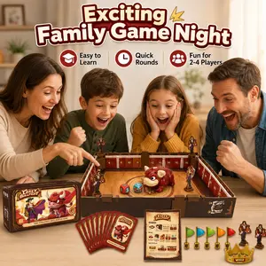 Crazy Bullfight! High-Energy Motorized Tabletop Battle - Fun Interactive Family Game Night Toy with Charging Bull & Strategy Cards - Best Birthday Gift Idea outdoorfun