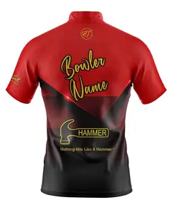 Hammer Bowling Jersey “Cardinal” Custom Name