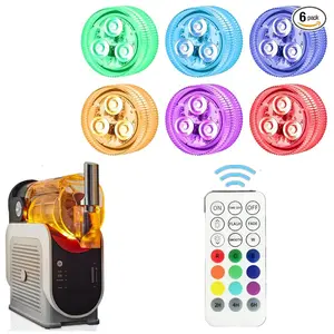LED Capsule Lights for Ninja Slushie Max FS605 Ninja Slushie FS301/FS300/FS299 No Installation and 16 Color & 4 Modes RGB Waterproof Light for Ninja Slushie Slushy Machine Accessories