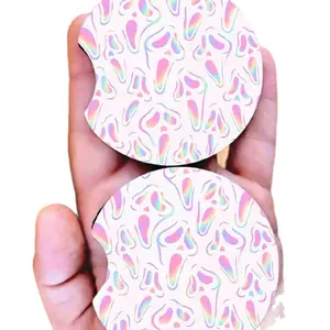 Rainbow Ghostface Car Coasters Car Decor Car Accessory accessories