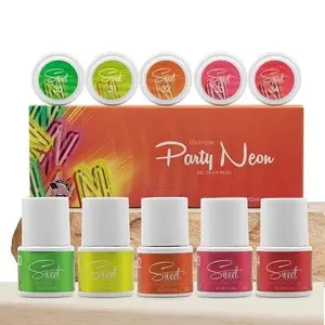Sweet Natural Party Neon Gel Collection 5 colors for manicure