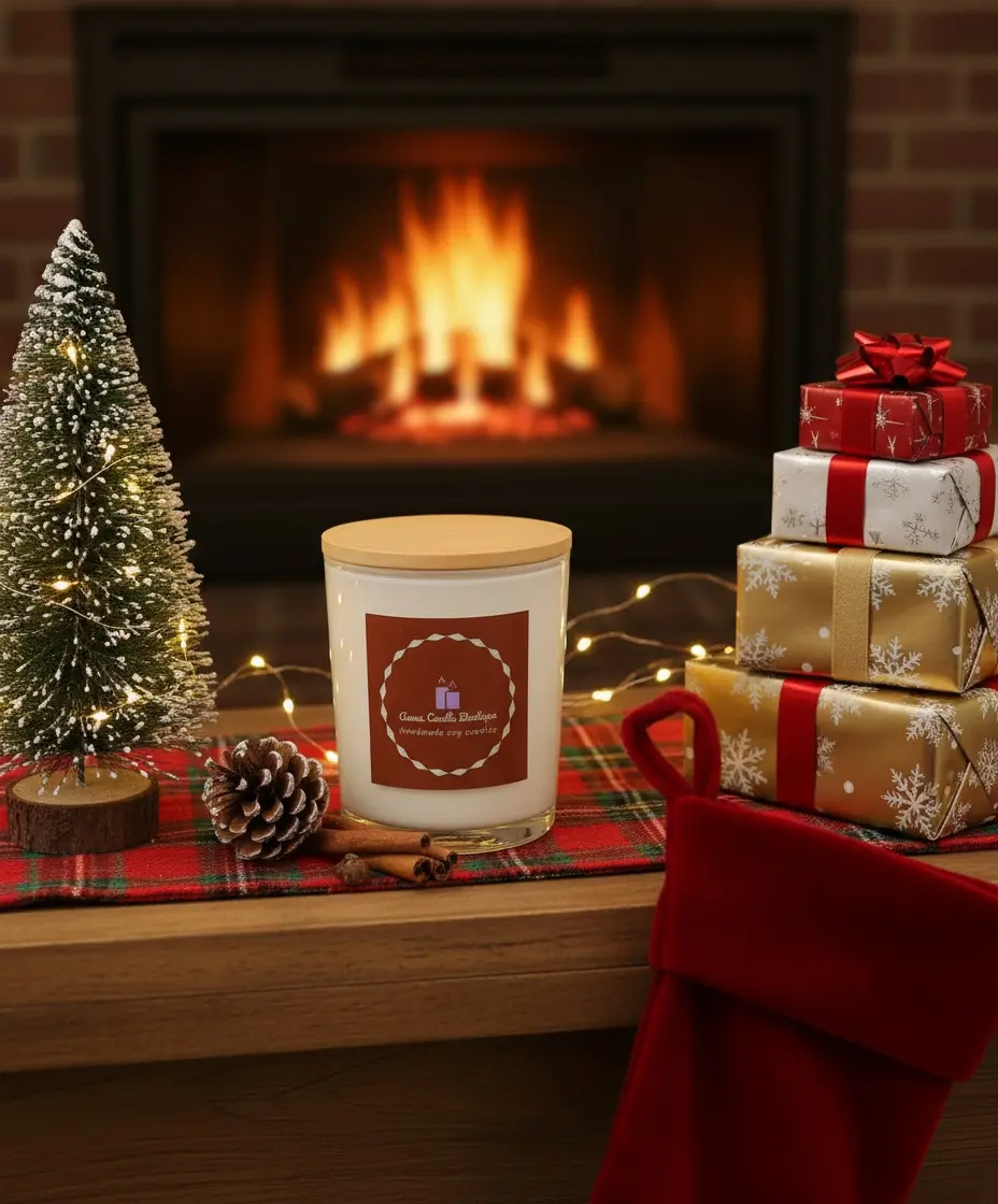 Gingerbread Mansion Candle