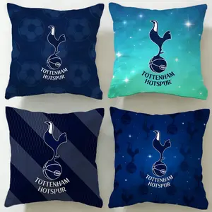 Team Tottenham Hotspur Cushion Cover INS Style Decor Pillow Exquisite Print Short Plush Living Room Bedroom Sofa Decor Elevate Home Texture Soft Comfortable Skin-Friendly Washable No Pilling Durable
