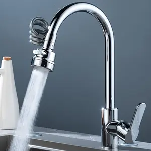 Multifunctional Faucet Extender with Three Spray Modes, Indoor Outdoor Universal Plastic, Kitchen and Bathroom Use, No Power Needed, Faucet Sprayer Attachment