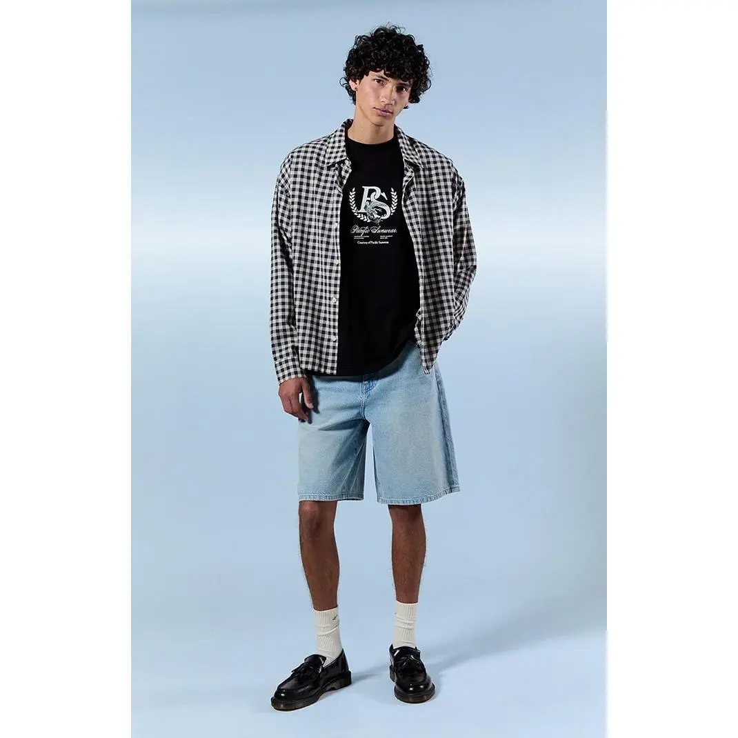 Pacsun Men's Parker Baggy Jorts Light Blue
